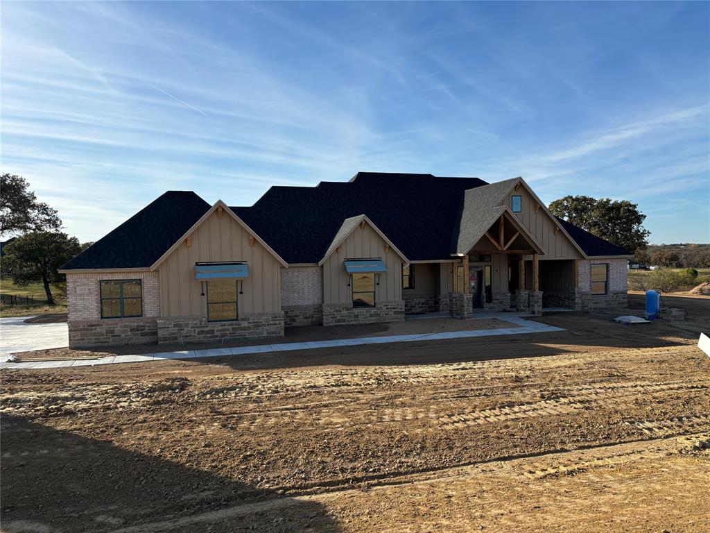 a view of house with outdoor space