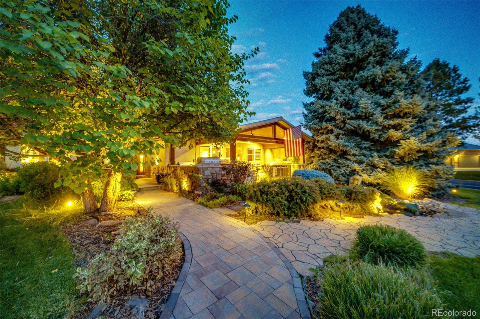 a view of outdoor space and yard