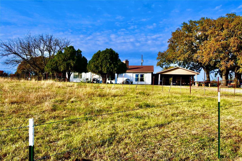 a house view with a swimming pool