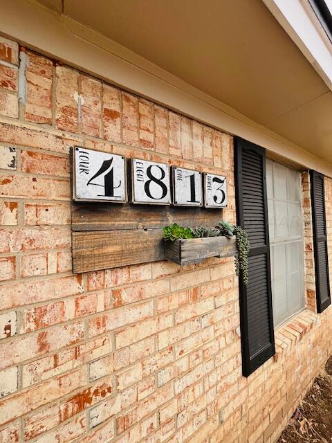 a view of front door