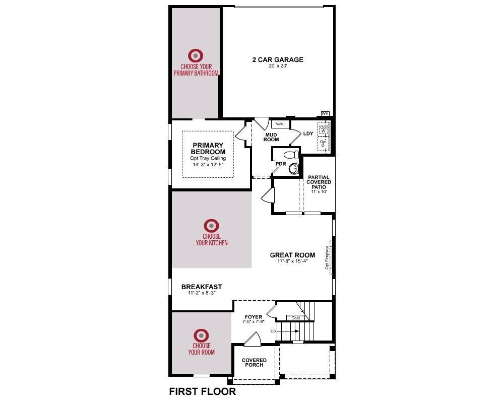 Choose between dining or study at NO COST! Choose between 2 kitchens & 2 primary bathrooms at NO COST!