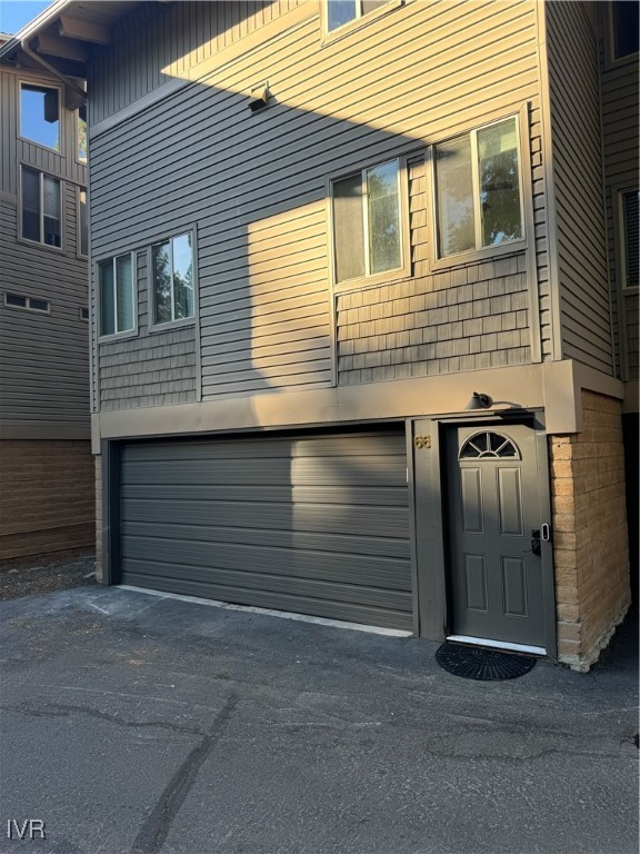 a view of a house with a door