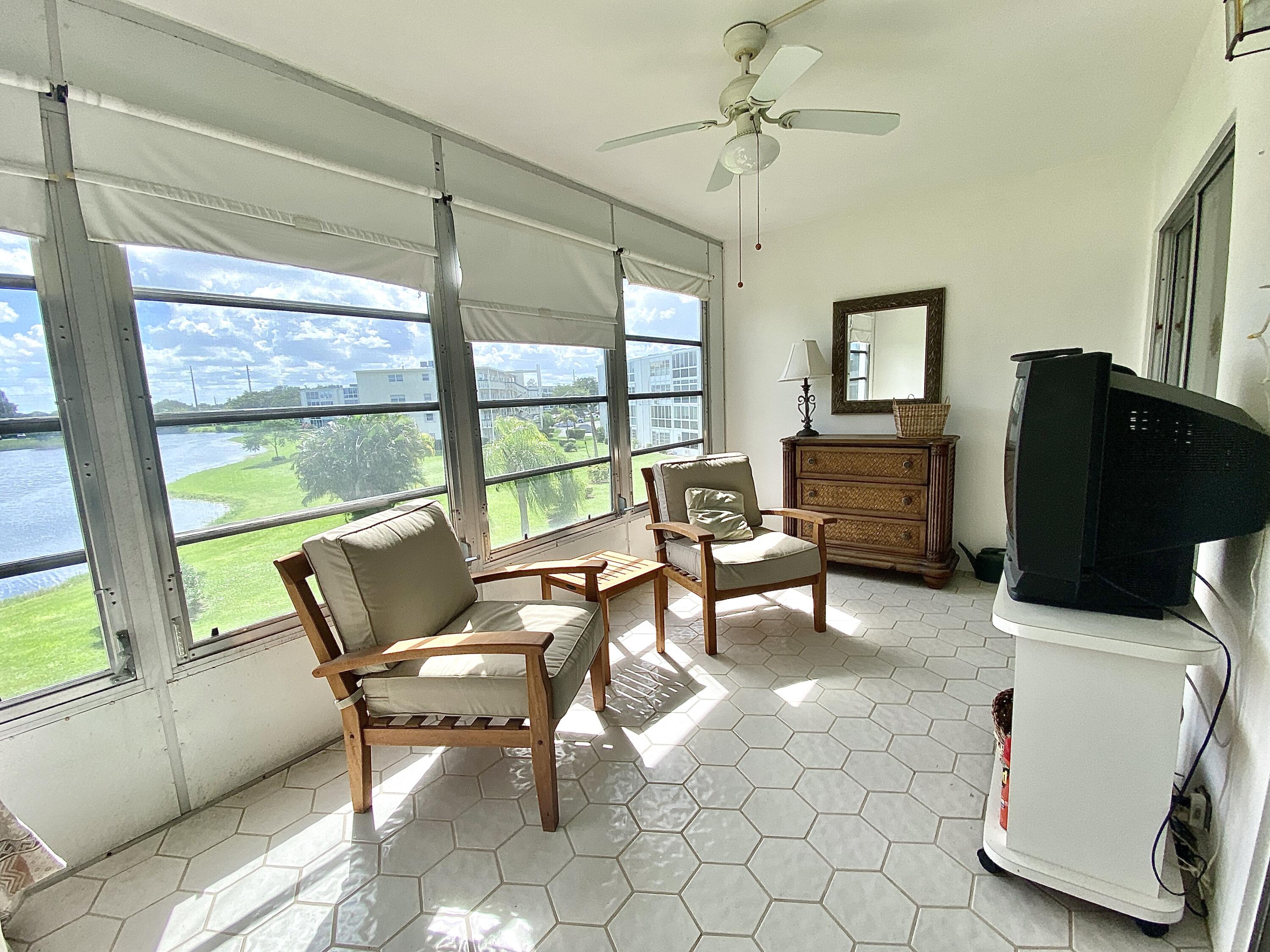 Enclosed Patio Rear View