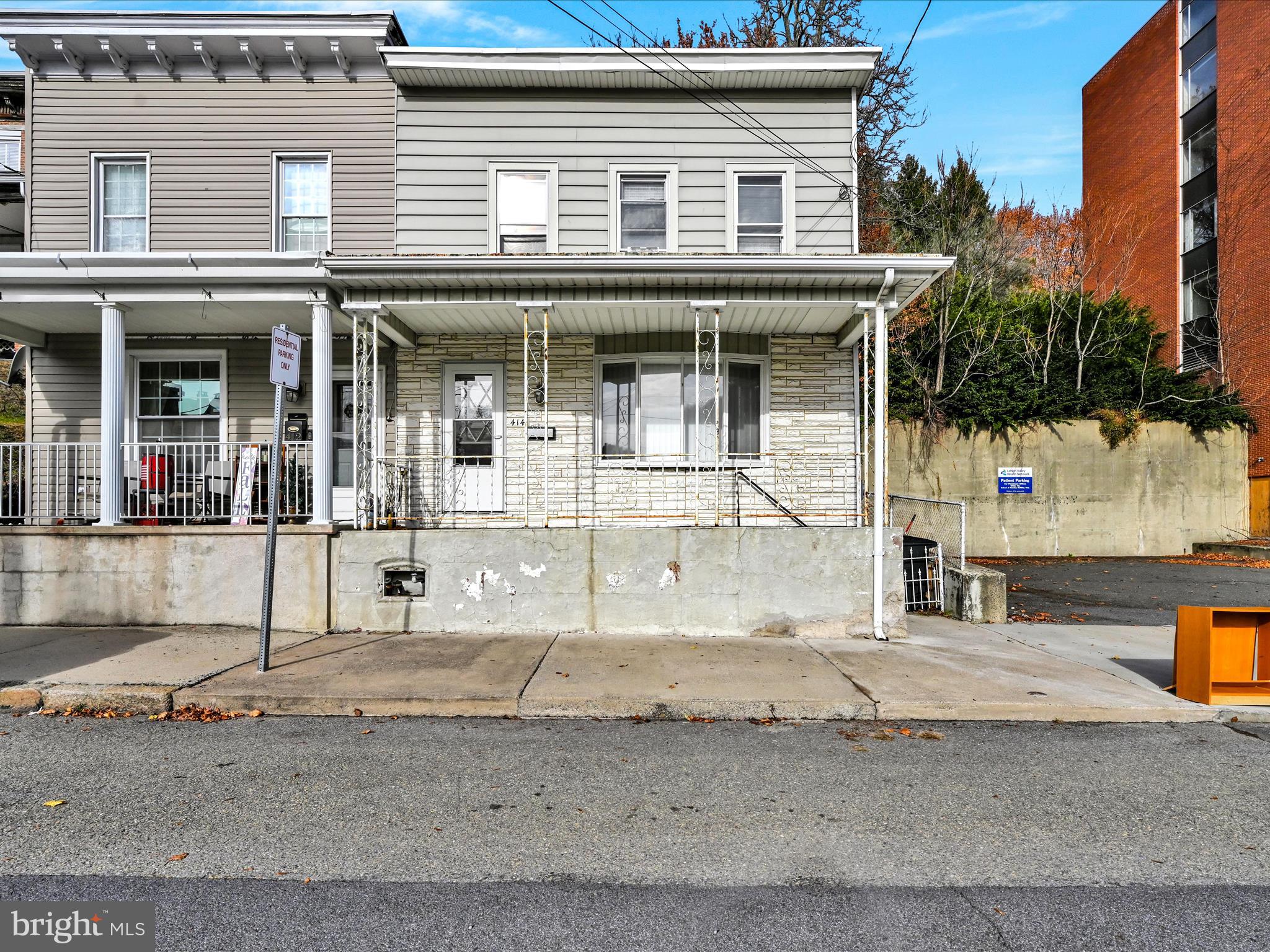 front view of a house