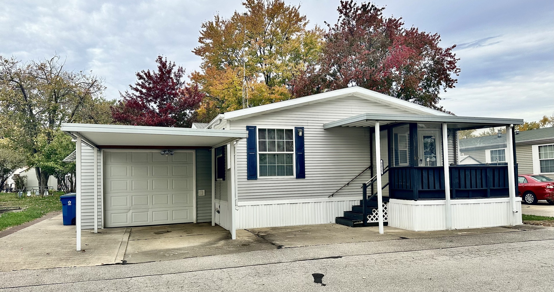 a house with a yard