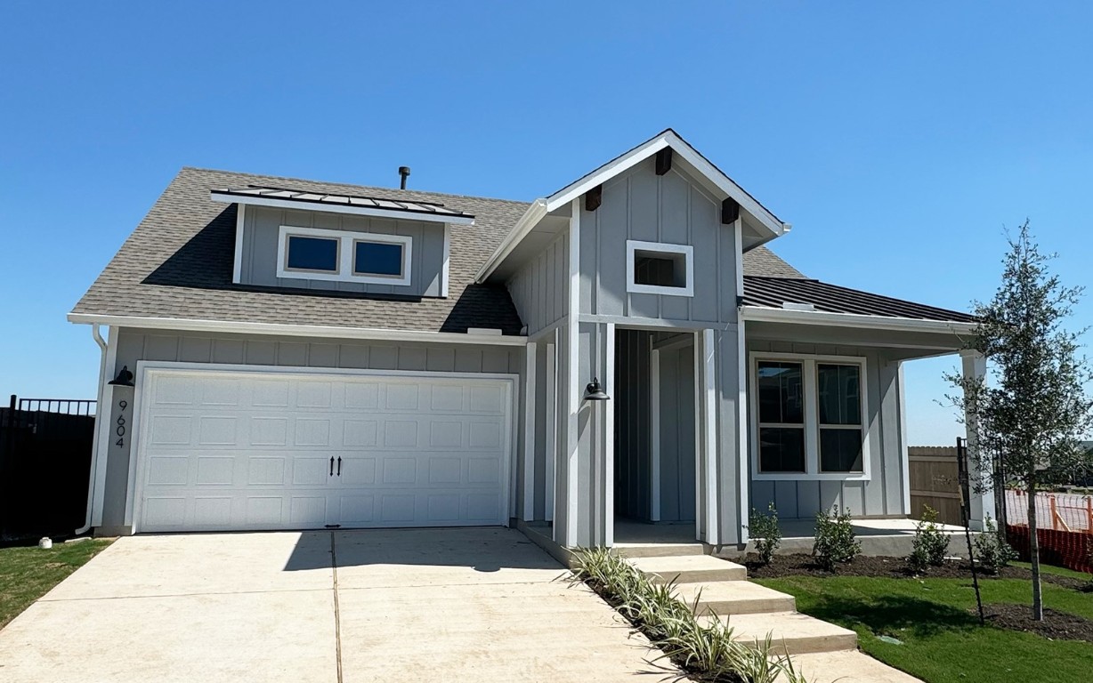 a house view with a outdoor space