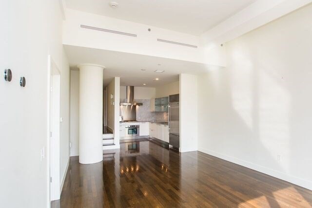 a view of kitchen and dining room