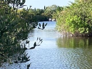 Boats up canal