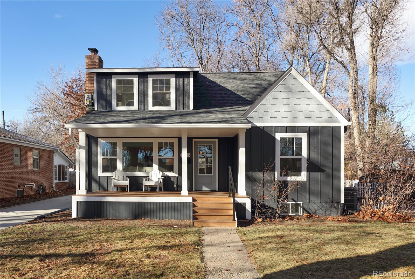 a view of a house with a patio