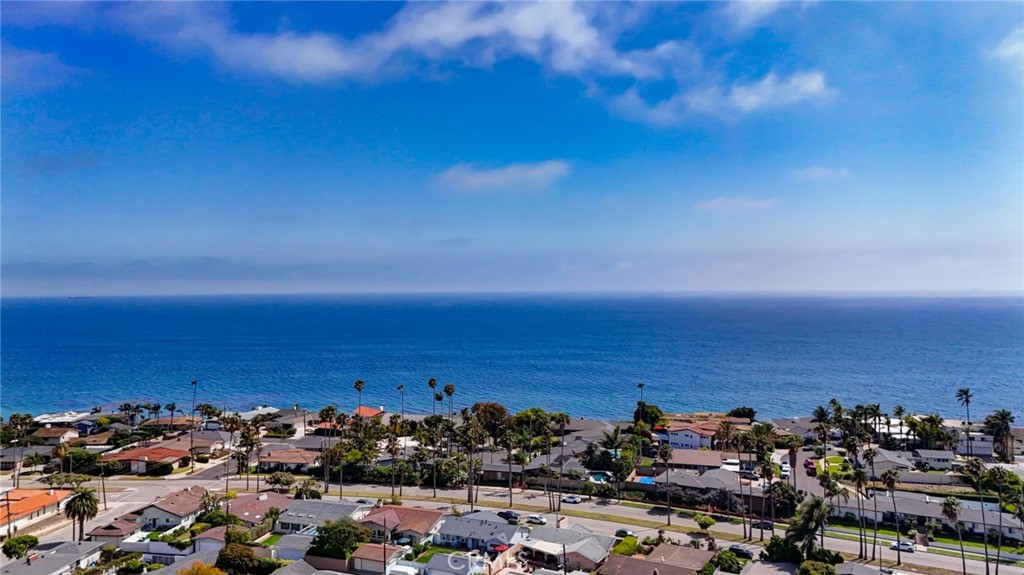 a view of ocean and city