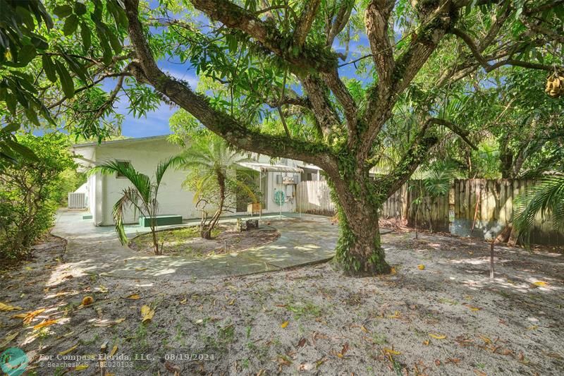 a view of outdoor space with trees