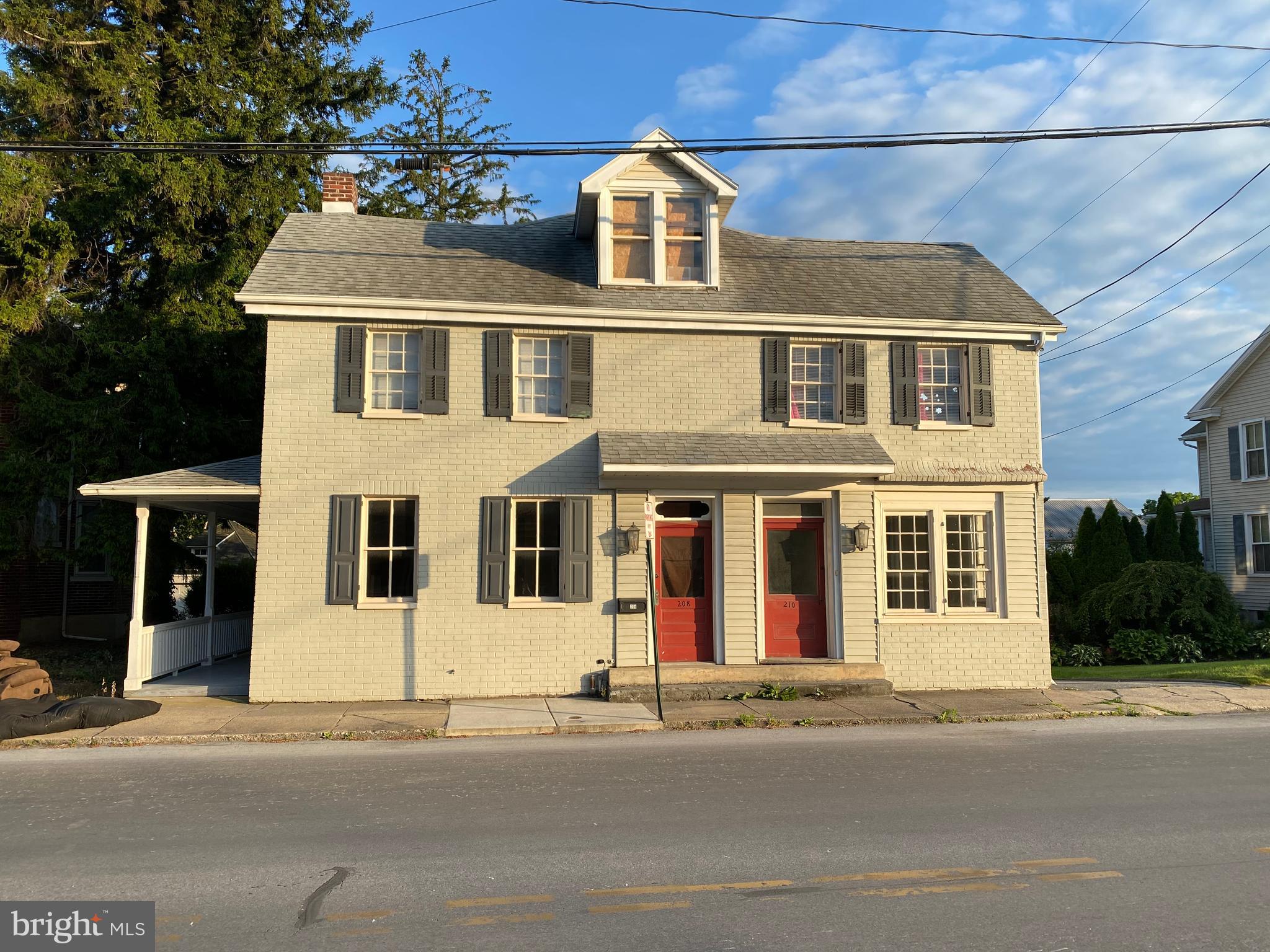 front view of a building