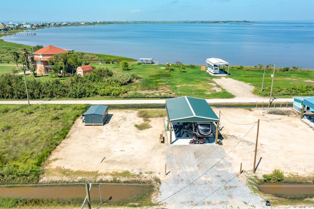 a view of a lake with a ocean view