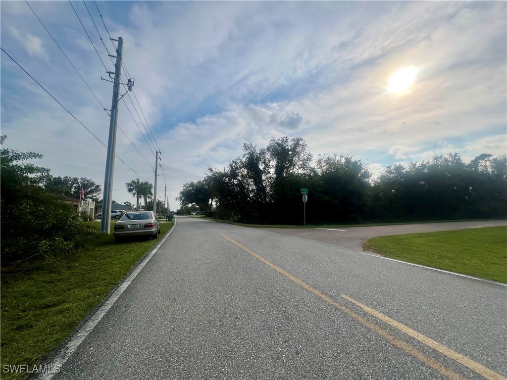 a view of a street