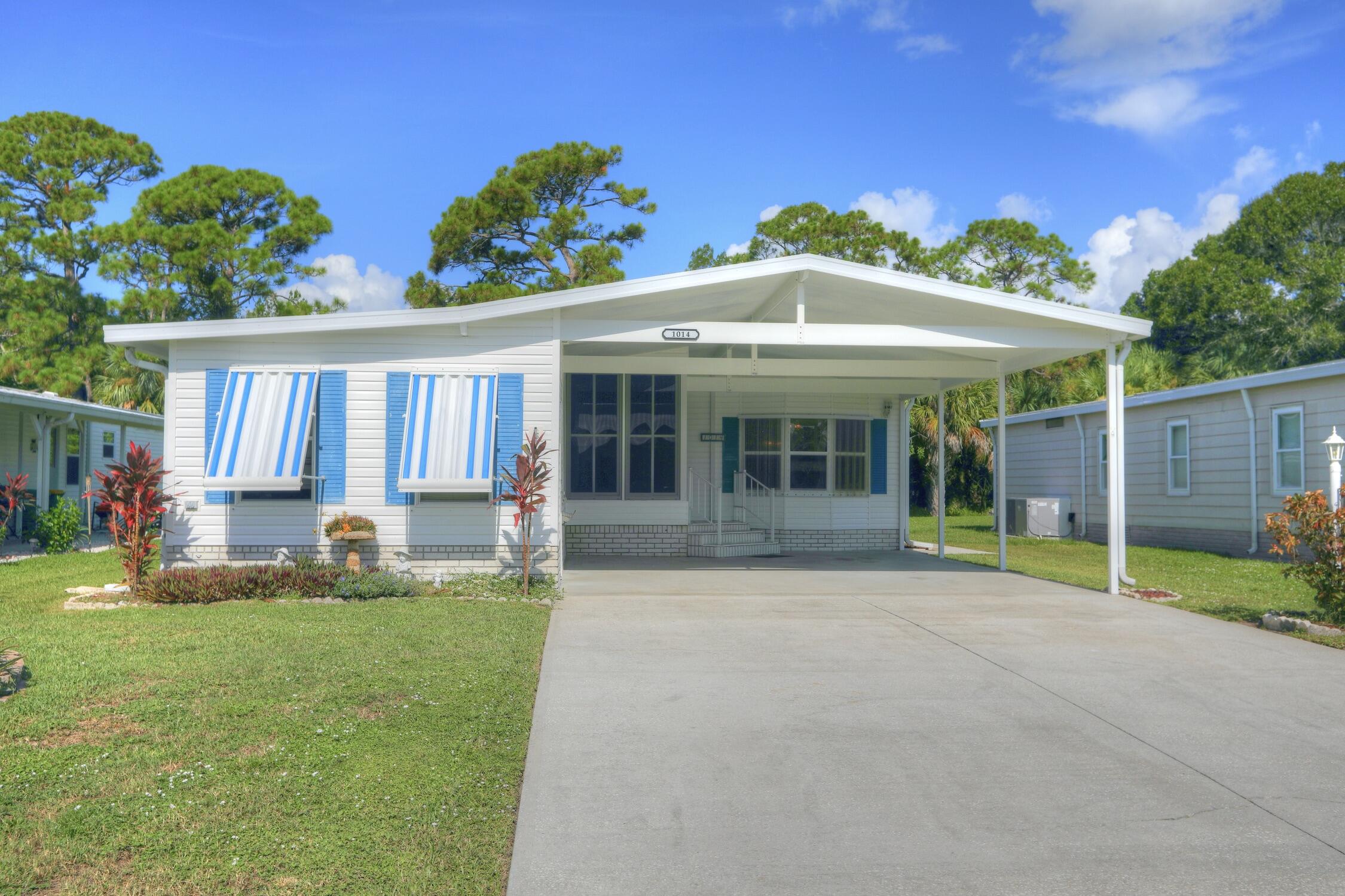 a front view of a house with porch