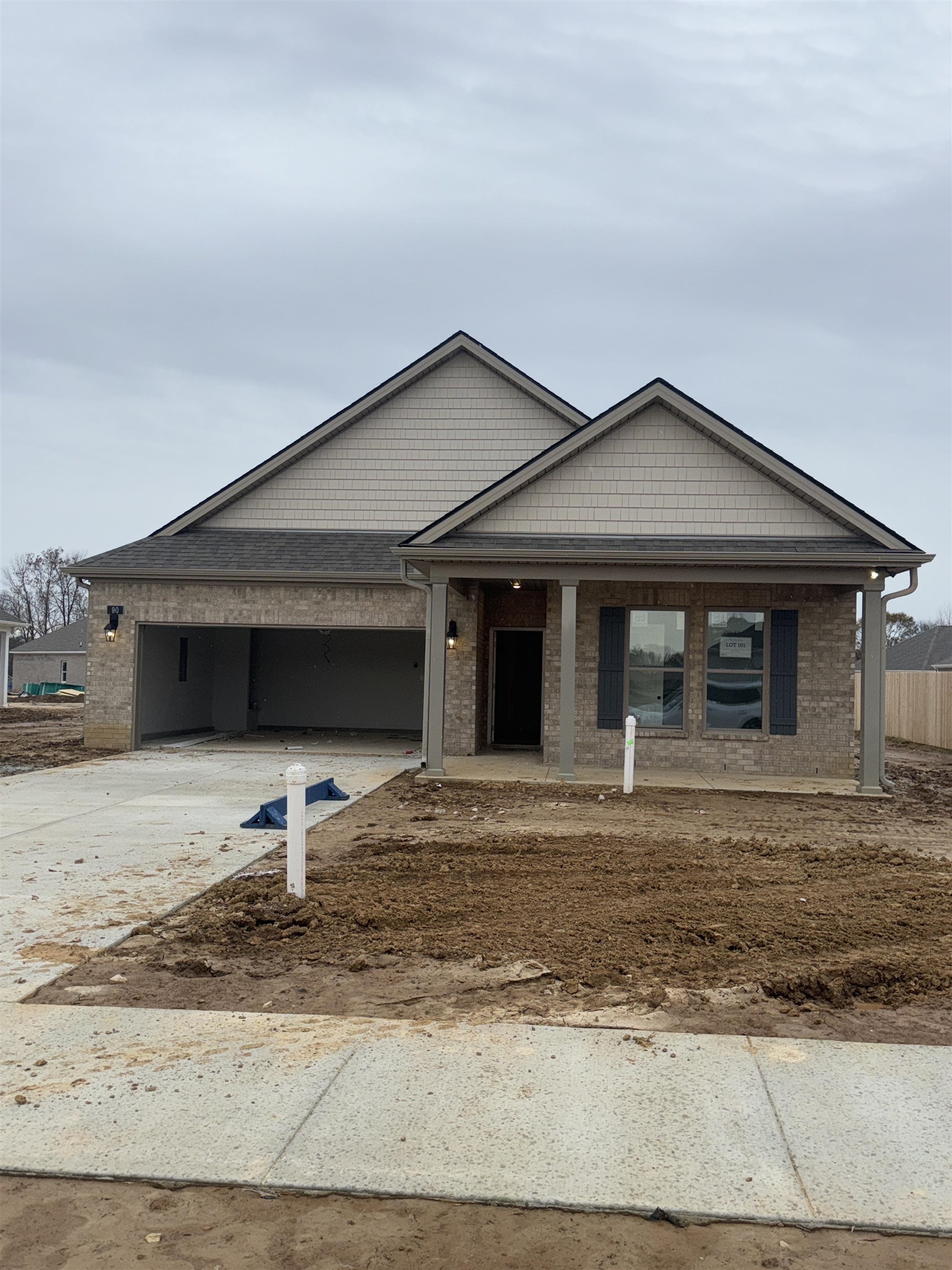 View of front of house with a porch