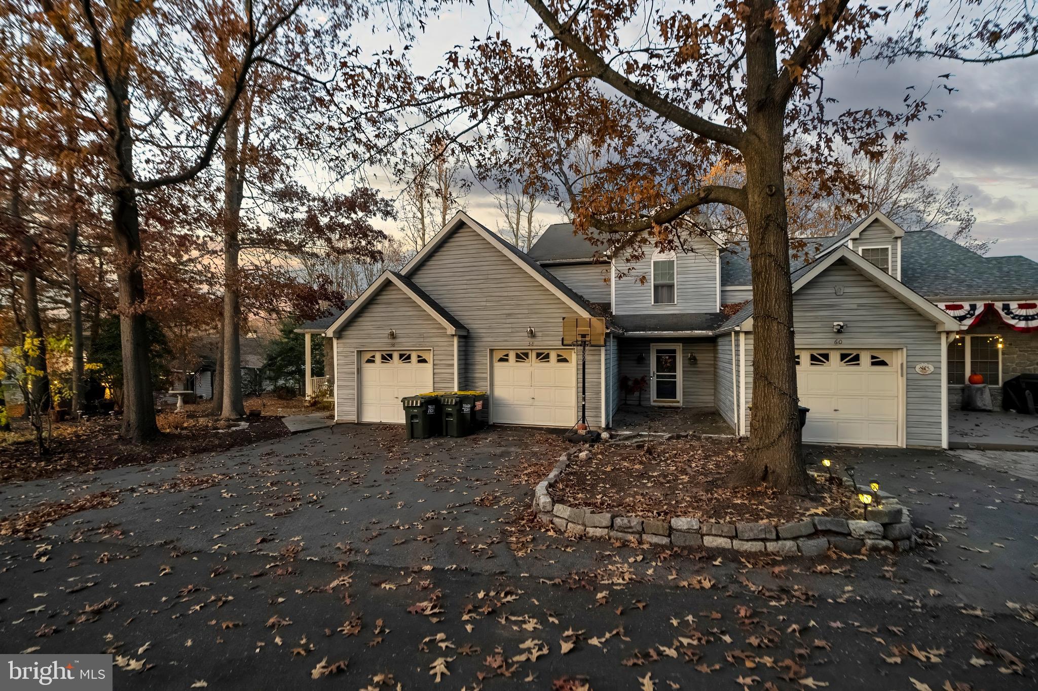 a house with a large tree in front of it