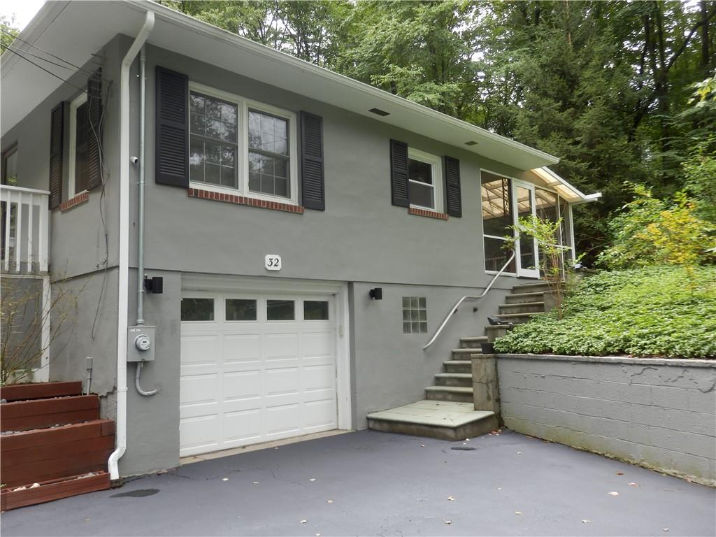 a view of a house with a outdoor space