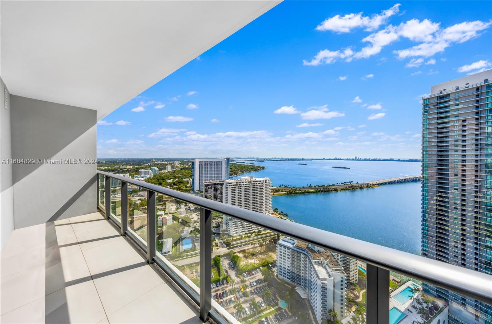 a view of balcony with city view