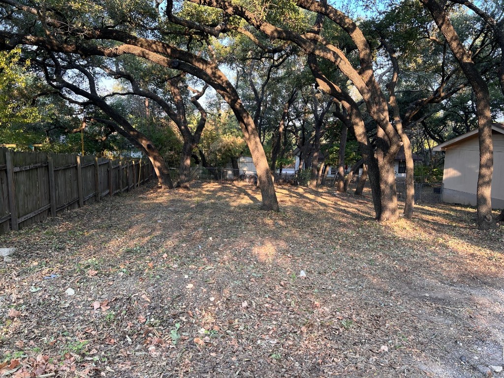 a view of outdoor space with trees