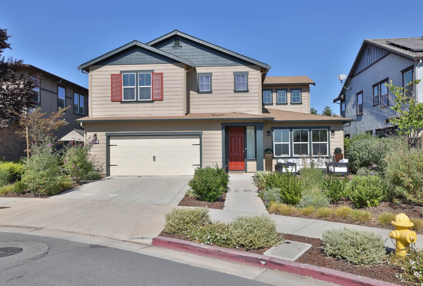 front view of house with a yard