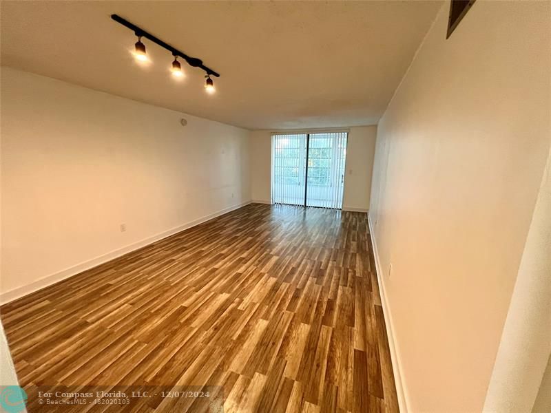 a view of wooden floor in a room