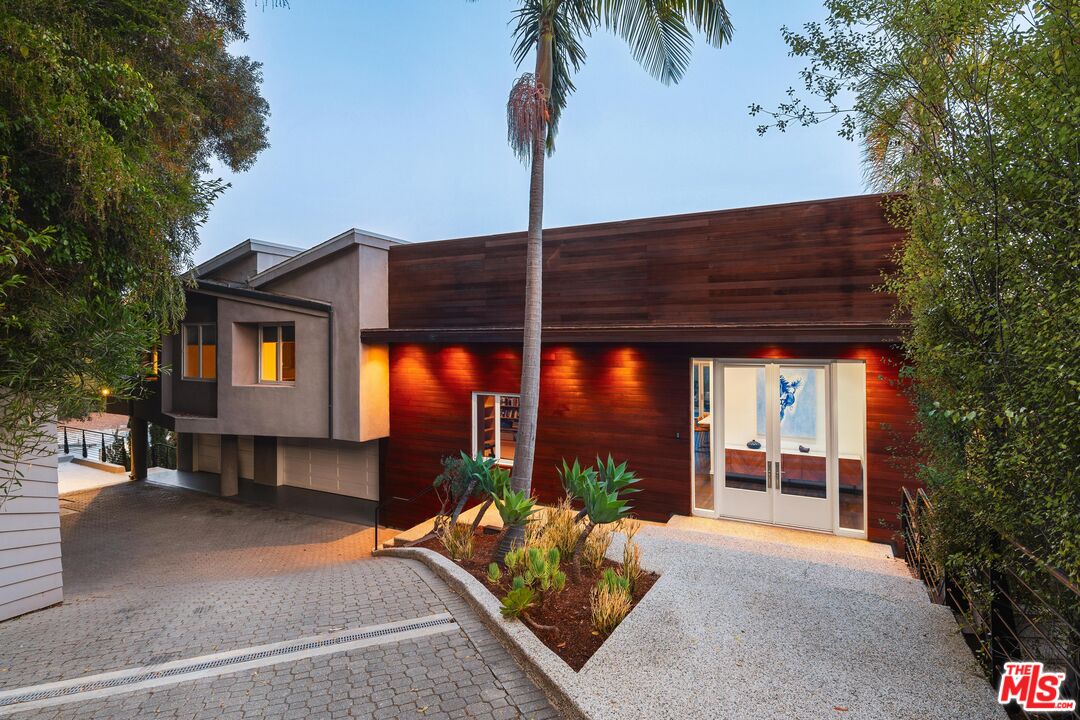 a view of a house with a patio