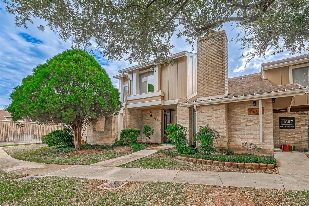 Front of the townhome