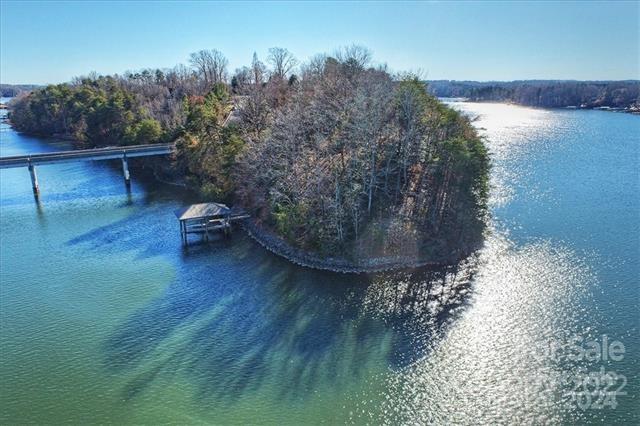 a view of a lake from a outdoor space