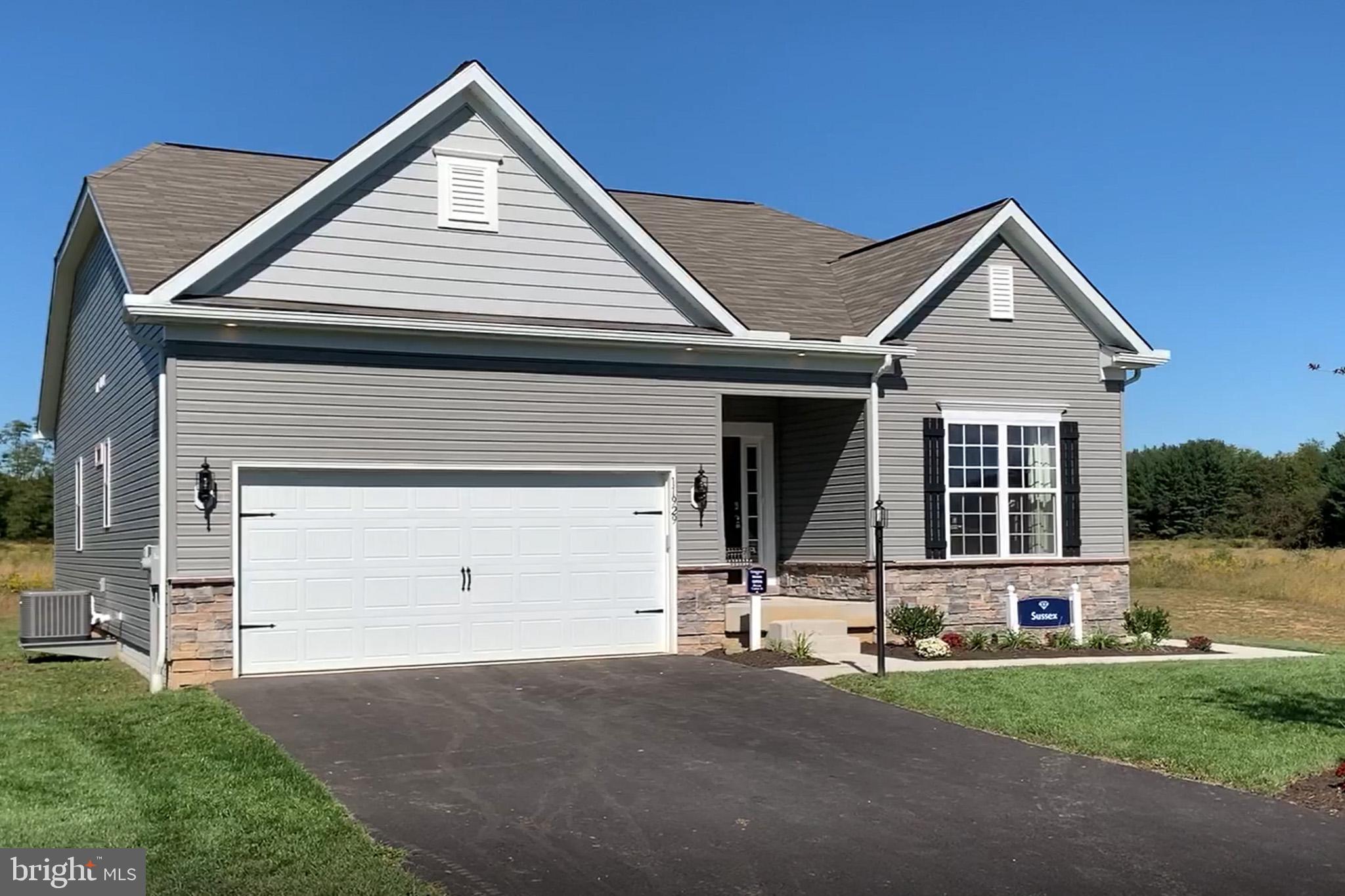 front view of house with a yard