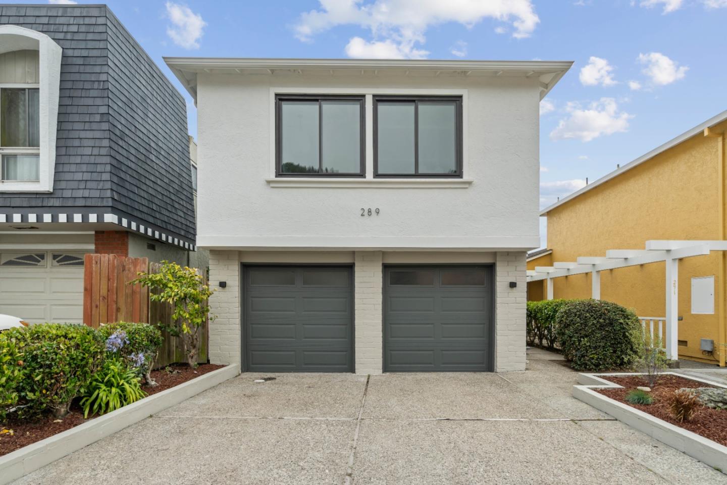 a house with yard space