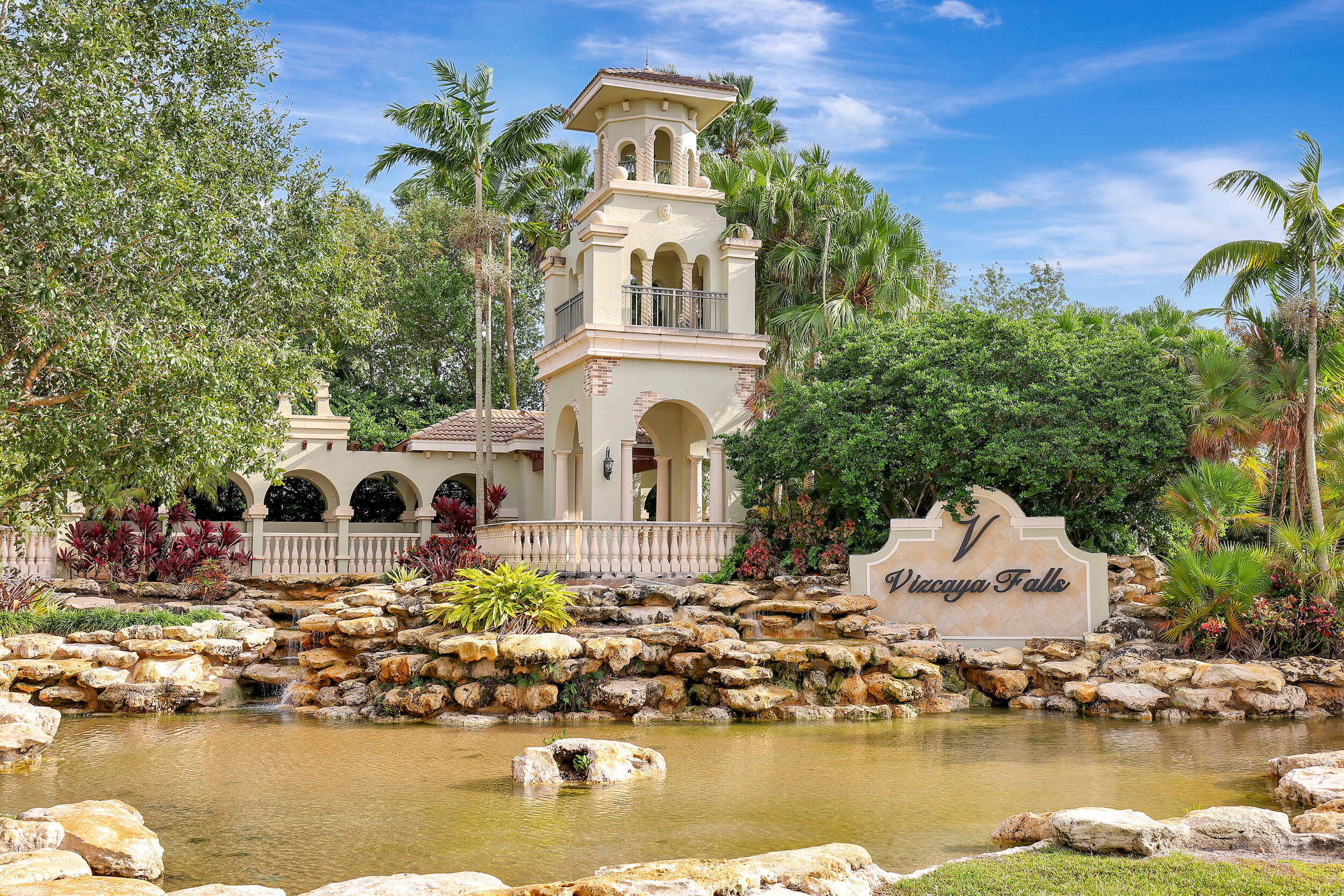 a front view of a house with a ocean view