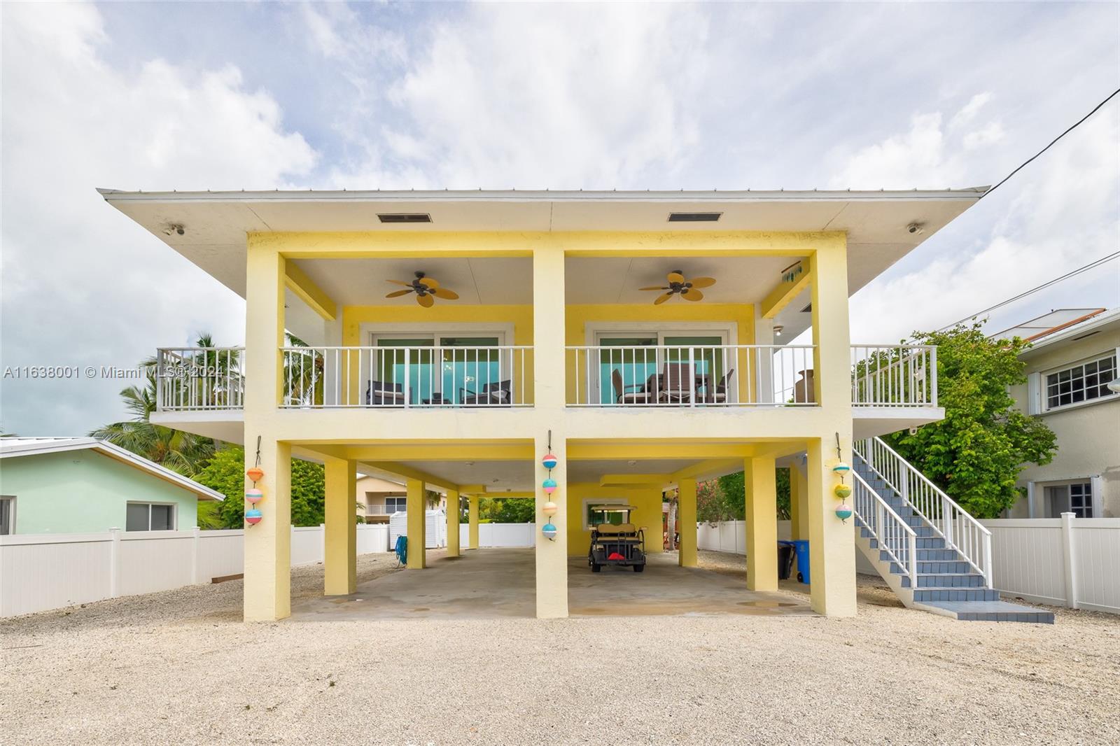 front view of a building with a porch