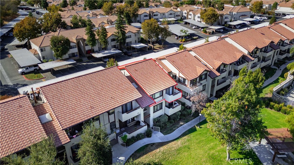 Aerial view of unit location