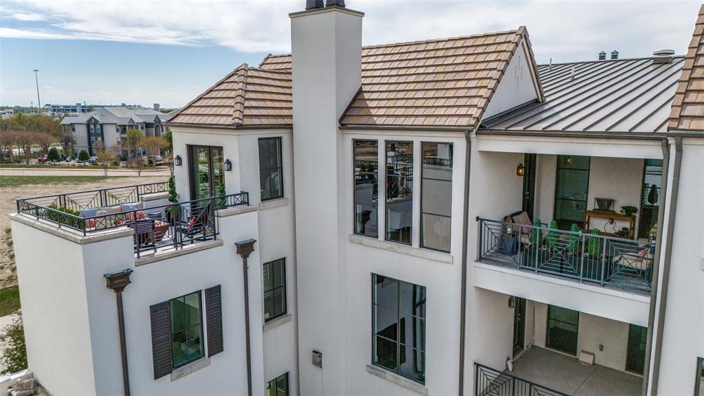 a front view of a house with a balcony