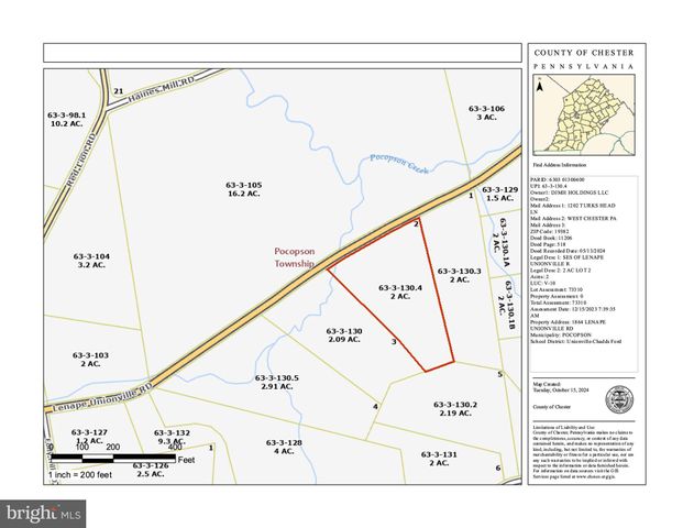 $480,000 | Lot # Lenape Unionville Road | Pocopson Township - Chester County