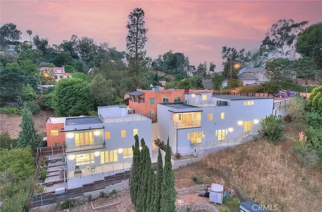 Duplex: 2608 on the left at approx 2,981 sf and 2610 on the right at 3,951 sf