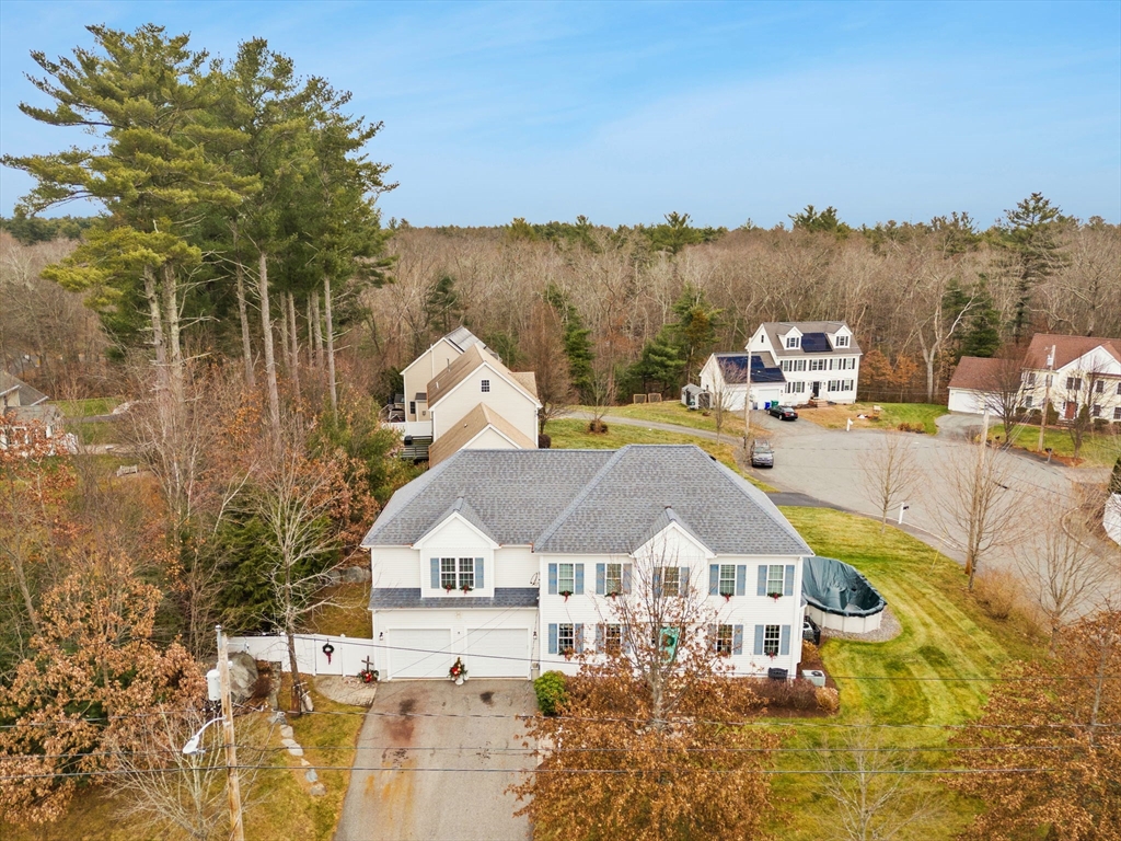 a view of a house with a ocean view