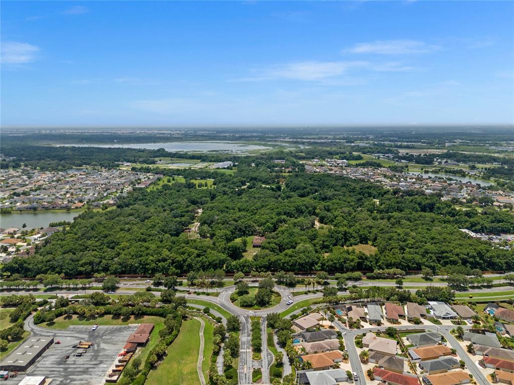 an aerial view of residential building with outdoor space