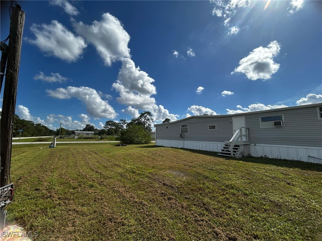 a view of a big yard