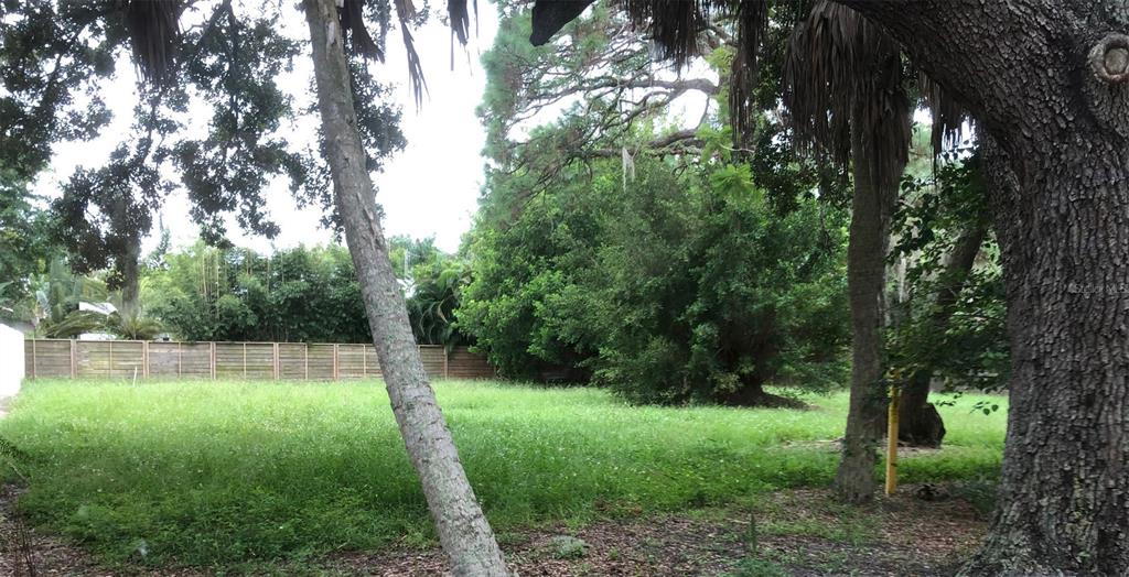 a view of an outdoor space and a yard