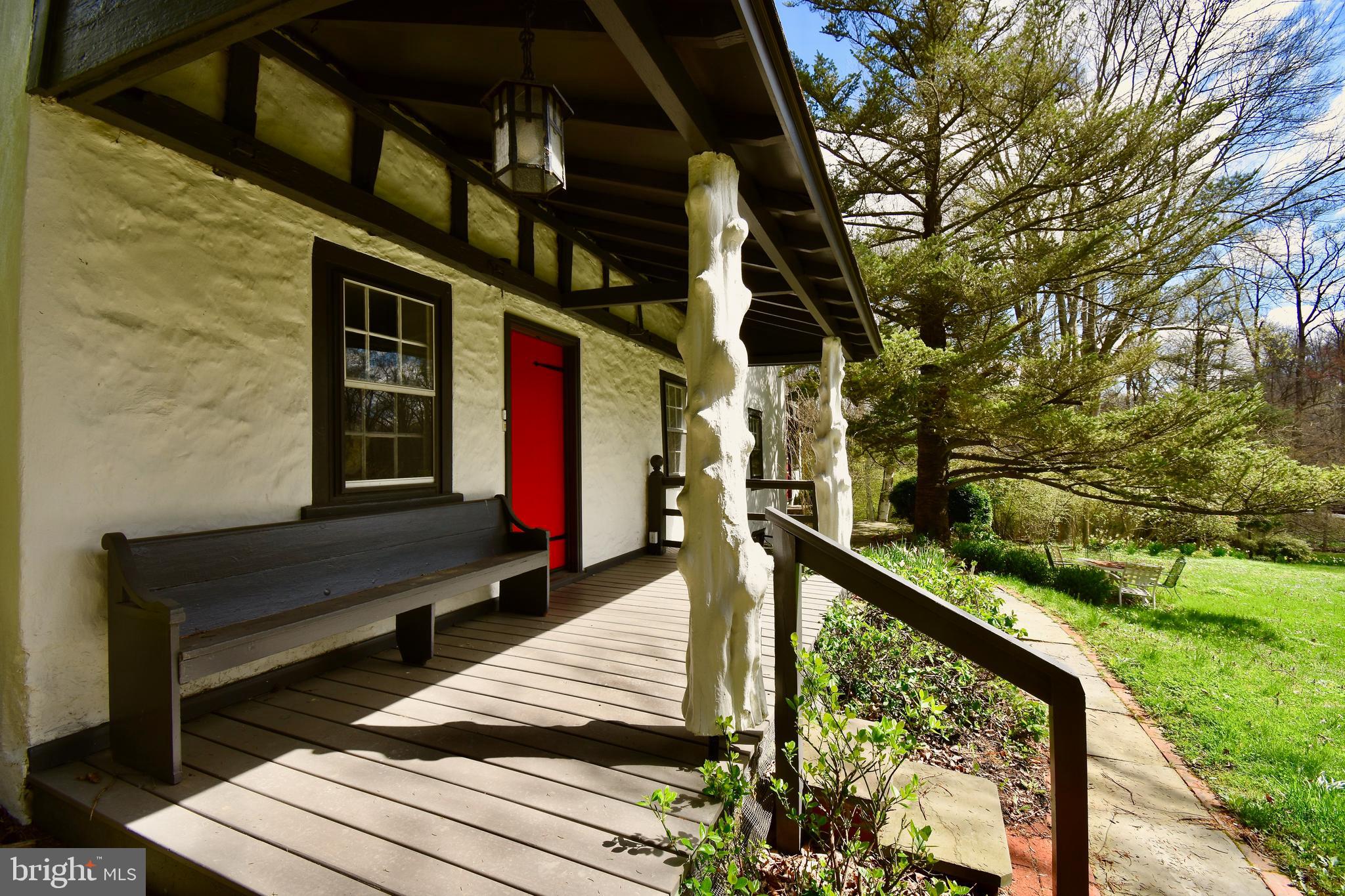 a view of stairs and patio