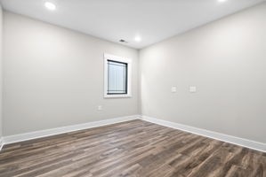 wooden floor in a room