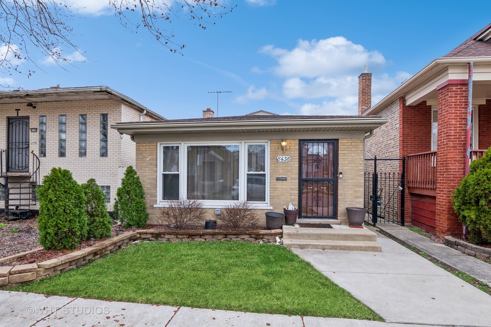 front view of house with a yard