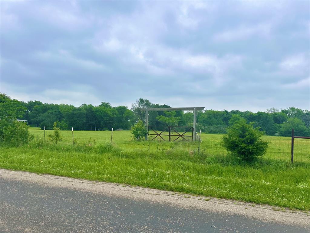 a view of a grassy field