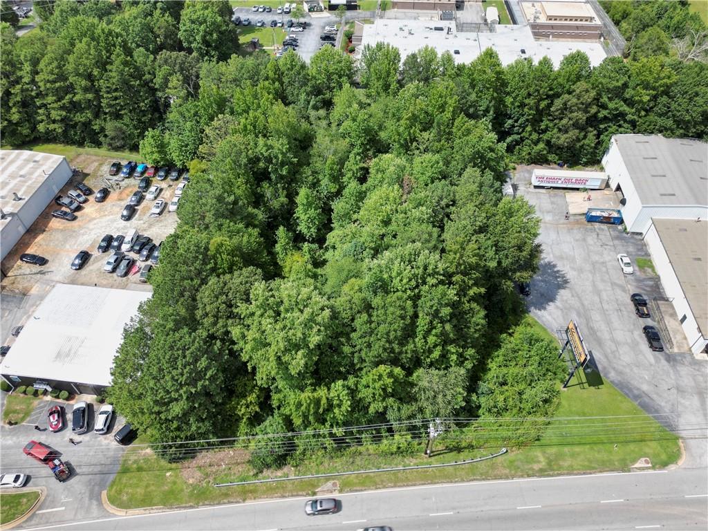 an aerial view of residential house with outdoor space