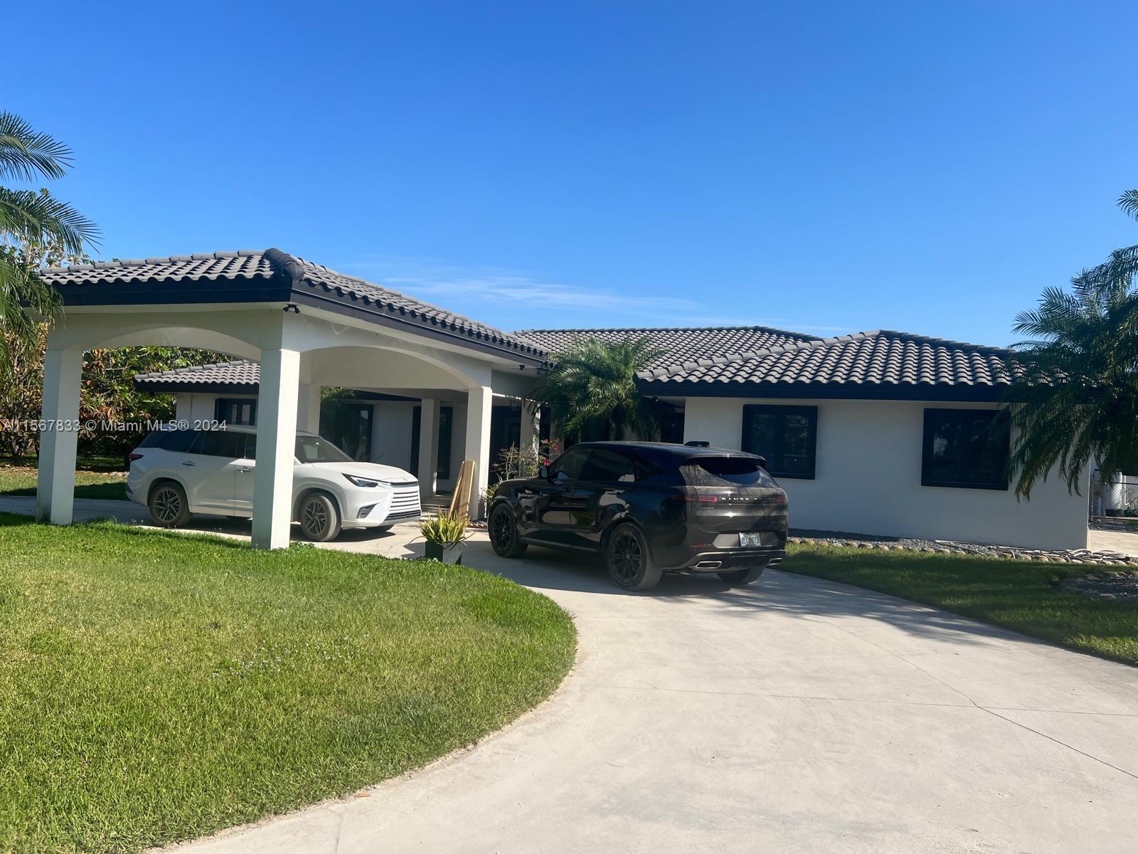 a view of a house with a patio