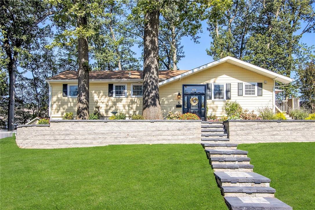 Front photo new stone wall and walkway