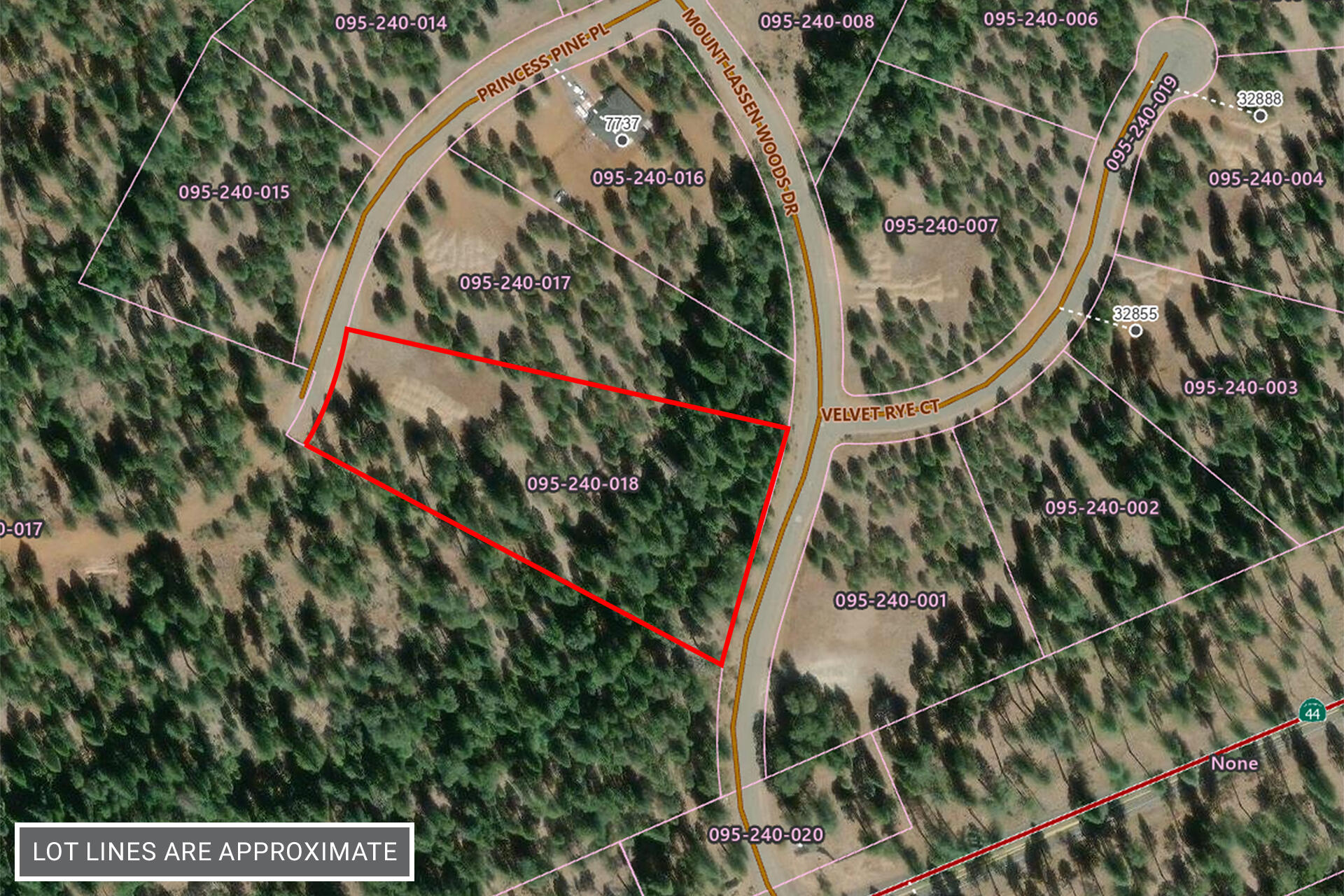 lot 35 parcel outline