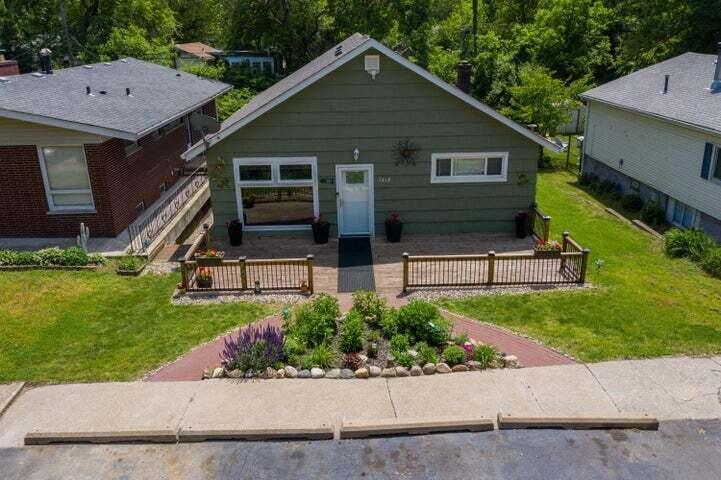 front view of house with a yard